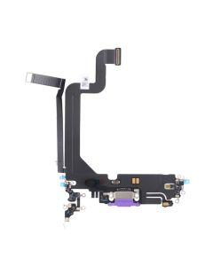 iPhone 14 Pro Laddkontakt med Flexkabel Original - Lila