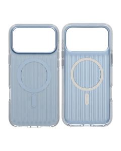 Mobilskal Korrugerad Magsafe för iPhone 17 Pro Max - Blå