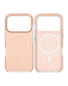 Mobilskal Korrugerad Magsafe för iPhone 17 Pro Guld