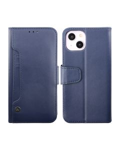 iPhone 14 Plånboksfodral Extra Kortfack Rvelon - Blå- G-SP.se