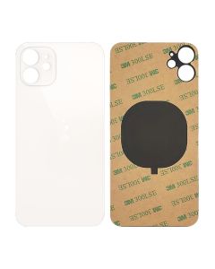 iPhone 12 Baksida Glas med Självhäftande tejp - Vit