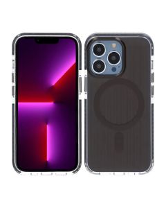Mönstrat TPU Skal till iPhone 13 Pro med MagSafe - Svart