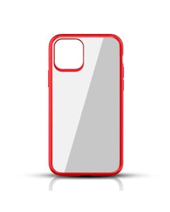 Stöttåligt Mobilskal iPhone 11 Pro Max - Röd/Transparent- G-SP.se