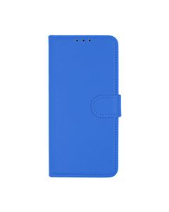 Huawei P40 Lite Plånboksfodral med Stativ - Blå- G-SP.se