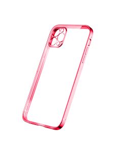 iPhone 12 Pro Mobilskal med Kameraskydd - Röd/transparent- G-SP.se