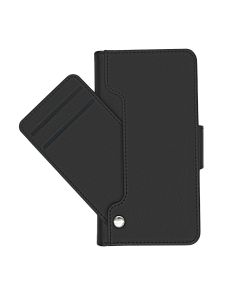 iPhone 12 Mini Plånboksfodral Extra Kortfack Rvelon - Svart- G-SP.se