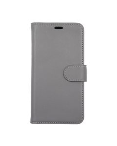 iPhone X/XS Plånboksfodral Läder med Stativ - Grå- G-SP.se