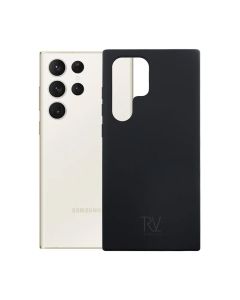 Samsung Galaxy S23 Ultra Silikonskal Rvelon - Svart- G-SP.se