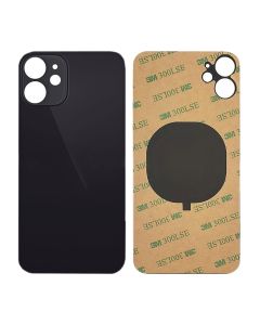 iPhone 12 Baksida Glas med Självhäftande tejp - Svart