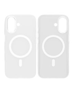 Mobilskal Stöttåligt med Kameraskydd för iPhone 17 - Vit