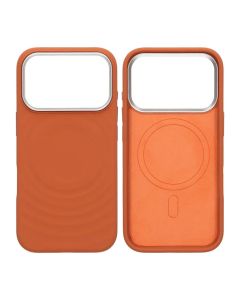 Mobilskal Silikon med Magsafe för iPhone 17 Pro - Orange