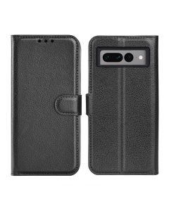 Google Pixel 7 Plånboksfodral med Stativ - Svart- G-SP.se