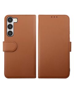 Samsung Galaxy S23 Plånboksfodral Magnet Rvelon - Brun- G-SP.se