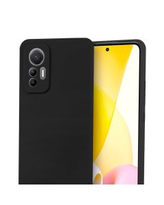Xiaomi 12 Lite Silikonskal - Svart- G-SP.se