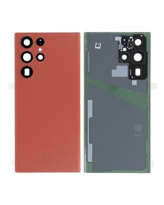 Samsung Galaxy S22 Ultra Baksida Original - Röd- G-SP.se