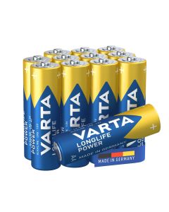 Varta Longlife Power Batteri AA 12-pack