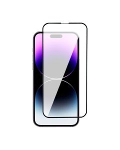 Skärmskydd iPhone 15 Plus - 3D Härdat Glas Svart (miljö)- G-SP.se