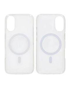 Mobilskal TPU med Magsafe för iPhone 17 - Vit/Transparent