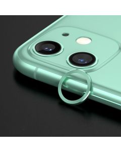 iPhone 12 Linsskydd med Metallram - Grön (2-pack)- G-SP.se