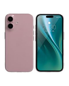 iPhone 16 Plus Mobilskal Ultratunt TPU - Vit