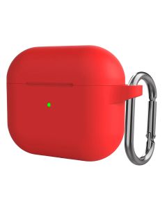 airpods3 silicone case red