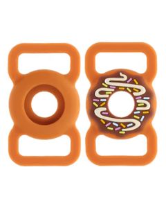 AirTag Fodral Silikon - Donut brun