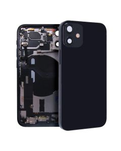 iPhone 12 Mini Baksida med Komplett Ram - Svart- G-SP.se