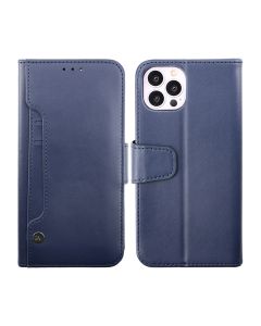 iPhone 14 Pro Max Plånboksfodral Extra Kortfack Rvelon - Blå- G-SP.se