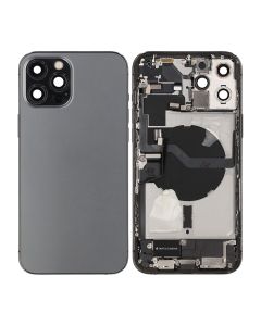 iPhone 12 Pro Max Baksida med Komplett Ram - Grafit- G-SP.se