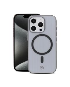 iPhone 16 Pro Mobilskal Korrugerad Magsafe Rvelon - Svart