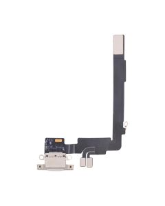 iPhone 16 Pro Max Laddningskontakt Flexkabel Original - Vit