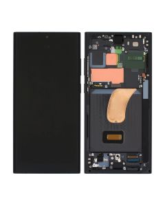 Samsung Galaxy S23 Ultra Skärm med LCD Display Original - Svart- G-SP.se