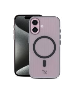 iPhone 16 Mobilskal Korrugerad Magsafe Rvelon - Grå
