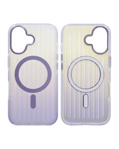 Mobilskal Korrugerad MagSafe för iPhone 17 - Ljuslila