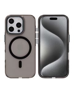 iPhone 16 Pro Mobilskal TPU med Magnet Rvelon - Svart