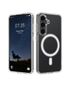 Samsung Galaxy S24 Mobilskal Hybrid med Magsafe - Transparent