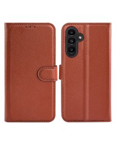 Samsung Galaxy A14 5G Plånboksfodral med Stativ - Brun