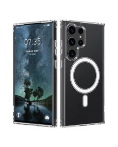 Samsung Galaxy S24 Ultra Mobilskal Hybrid med Magsafe - Transparent