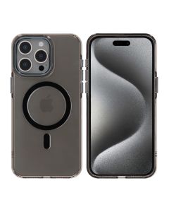 iPhone 15 Pro Max Mobilskal TPU med Magnet Rvelon - Svart