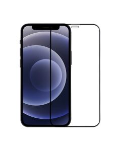 Skärmskydd iPhone 12 Mini - 3D Härdat Glas Svart (miljö)- G-SP.se