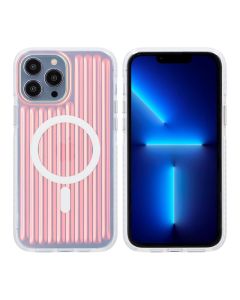 iPhone 13/12 Pro Max Stöttåligt Mobilskal Magsafe Reflektionsfärg - Röd