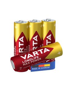 Varta Longlife Batterier 4-pack Max Power AA 1.5 V