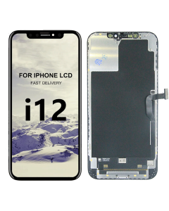 iPhone 12 Pro Max LCD Skärm - Svart (Tagen från ny iPhone)- G-SP.se