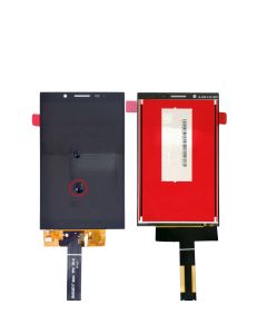 BlackBerry KEY2 LE BBF100-4 Skärm/Display Original - Svart- G-SP.se