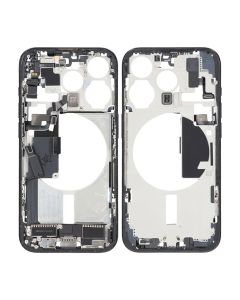 Mittenram med smådelar för iPhone 15 Pro - Blå Titan OEM