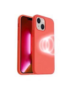 iPhone 14 Silikonskal Rvelon MagSafe - Rosa- G-SP.se