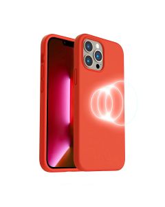 iPhone 14 Pro Max Silikonskal Rvelon MagSafe - Rosa- G-SP.se