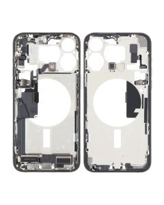 Mittenram med smådelar för iPhone 15 Pro Max - Naturlig Titan OEM