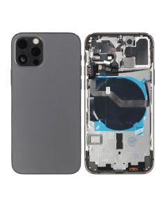 iPhone 12 Pro Baksida med Komplett Ram OEM - Grafit