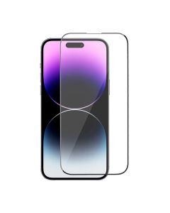 Rvelon Skärmskydd iPhone 14 Pro Max Härdat Glas 2.5D - Svart (miljö)